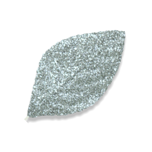 ma3880si glitter leaves silver