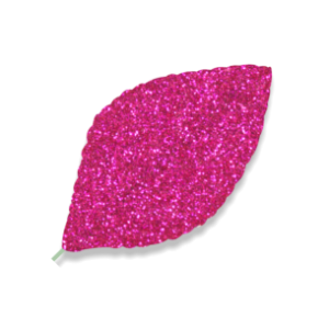 ma3880fu glitter leaves fuchsia