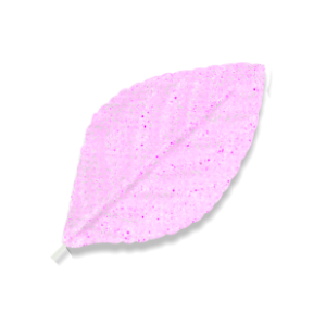 ma3880pk glitter leaves pink